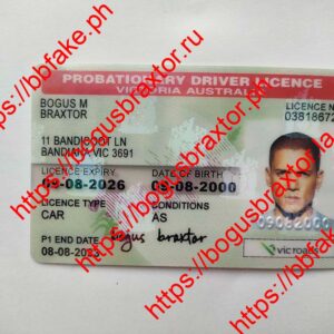 Victoria Australia Probationary Driver Licence(VIC-R-P)